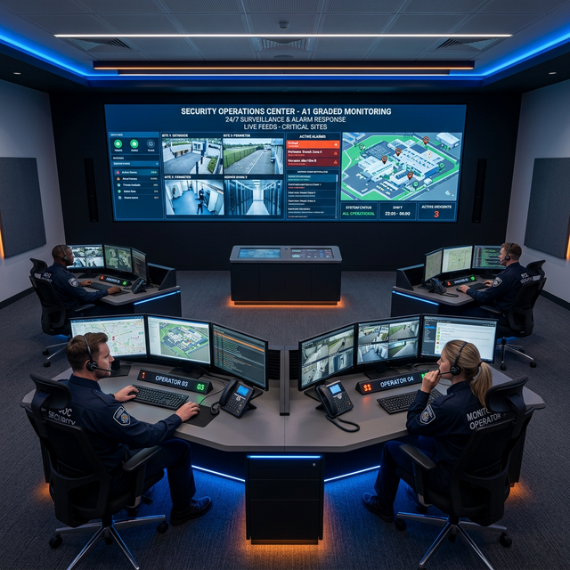 24/7 Alarm Monitoring Center